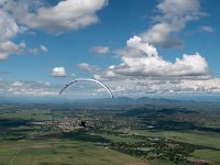 En vol dans la vallée de Cauca