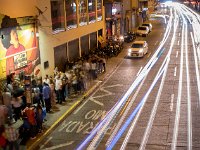 File d'attente pour aller danser la Salsa