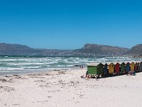 Muizenberg beach et ses cabanes
