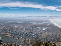 Muizenberg vue de sa montagne éponyme